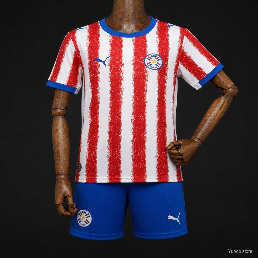2026 Paraguay Home Kids Jersey