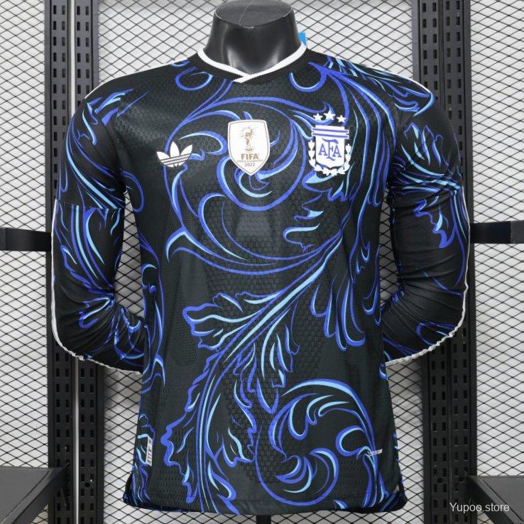 2026 Argentina Away Player Long Sleeve Jersey