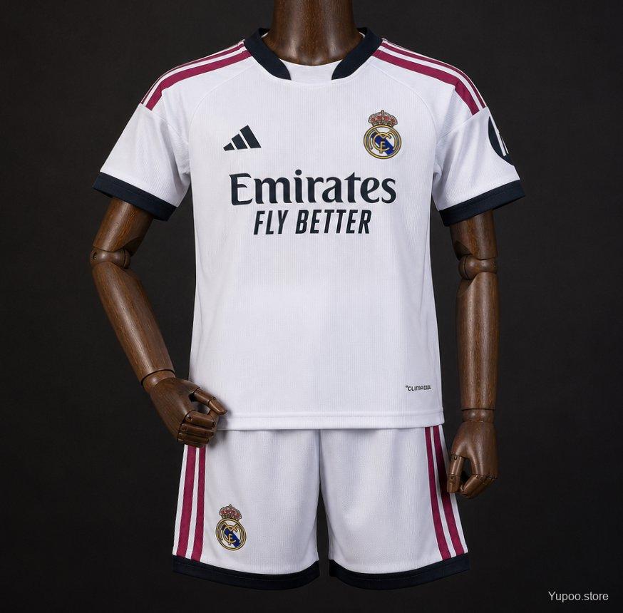 26/27 Kids Real Madrid Home Jersey GOATORG STORE