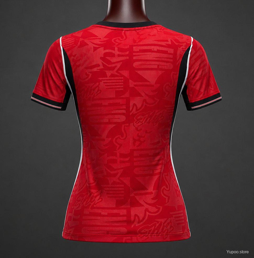 2026 Women's England Away Red Jersey GOATORG STORE