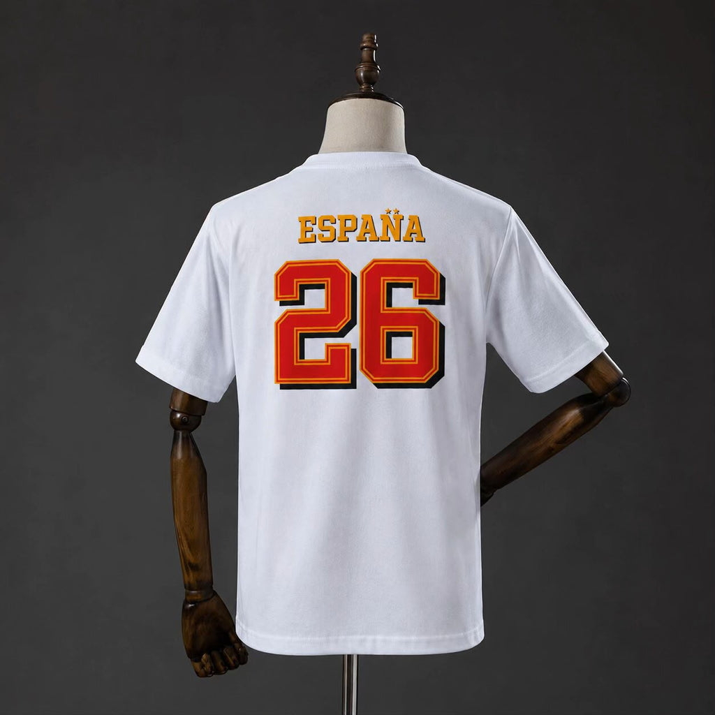2026 Spain World Cup Champion White T-Shirt GOATORG STORE
