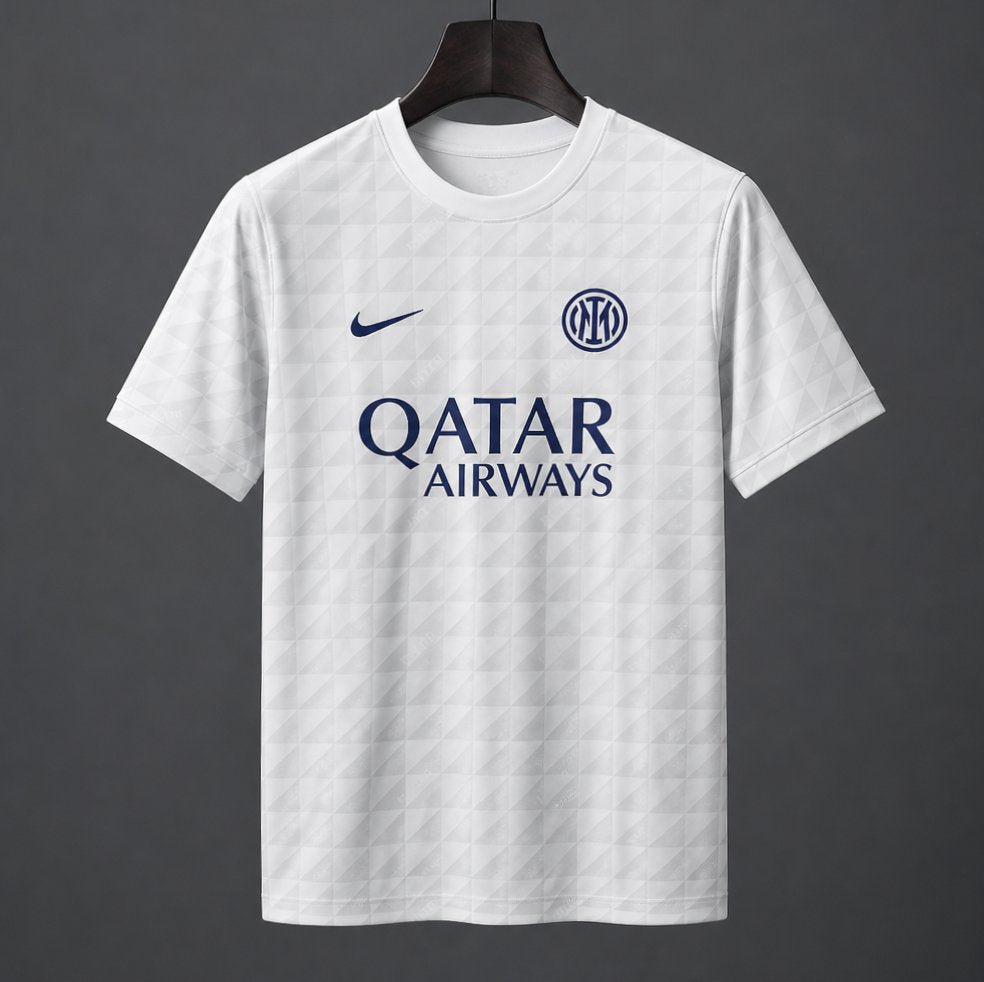 26/27 Inter Milan Gray White Pre-Match Fan Jersey GOATORG STORE