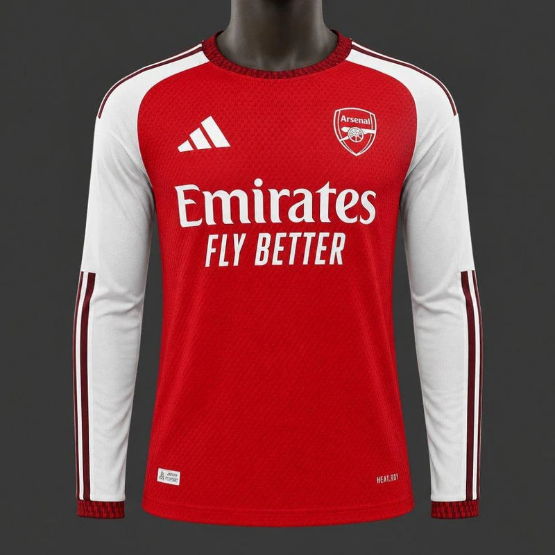 26/27 Arsenal Home Long Sleeve Player Version Jersey GOATORG STORE