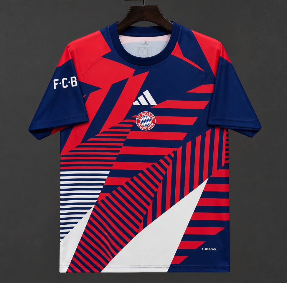 26/27 Bayern Munich Navy/Red/White Pre-match Jersey GOATORG STORE