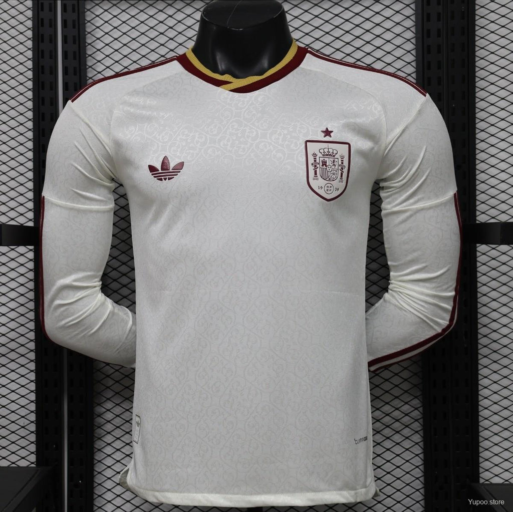 2026 Spain Away Long Sleeve Player Jersey