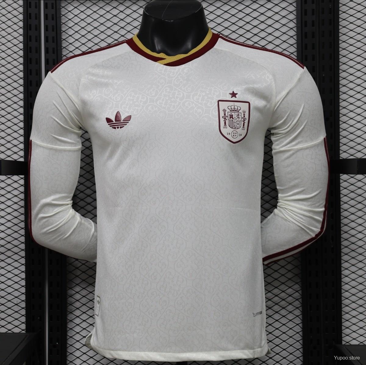2026 Spain Away Long Sleeve Player Jersey