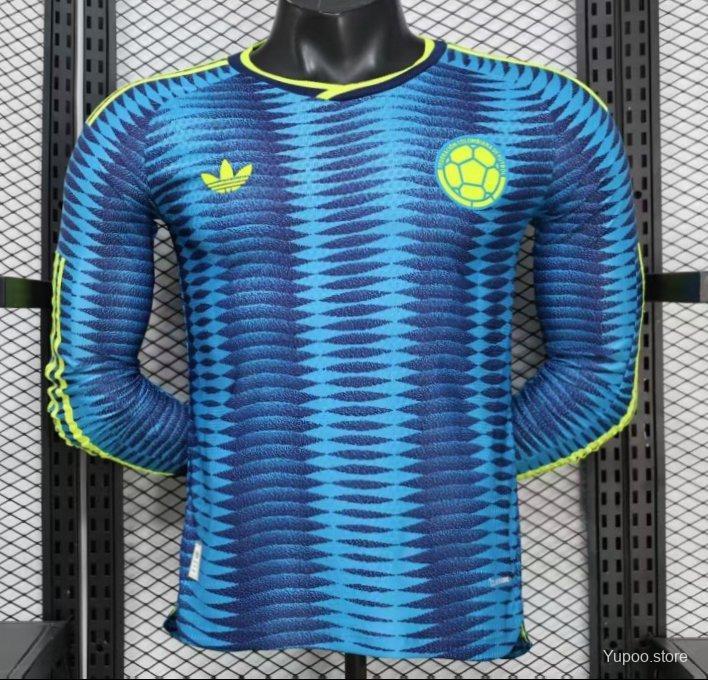 Player Version 2027 Colombia Away Long Sleeve Jersey - GOATORG STORE