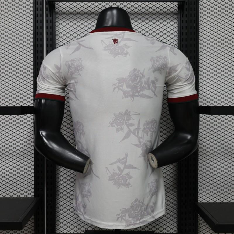 26/27 Manchester United Away Grey White Rose Special Edition Player Version Jersey GOATORG STORE