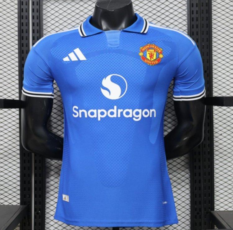 26/27 Manchester United Blue Special Edition Player Version Jersey GOATORG STORE