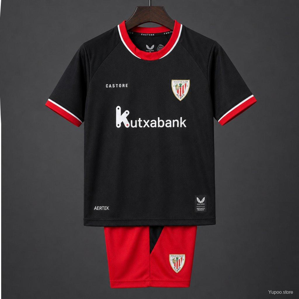 2026/27 Kids Athletic Bilbao Away Black Jersey - GOATORG STORE