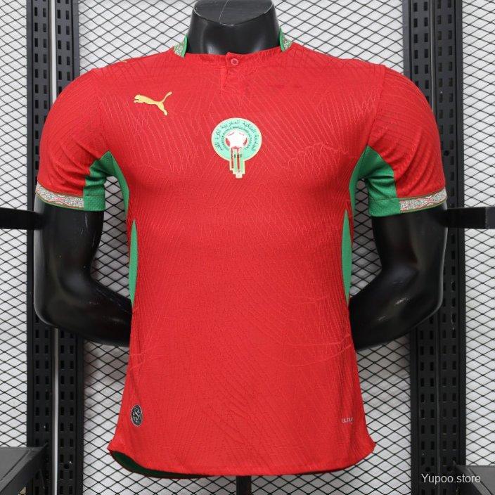 2026 Morocco Home Player Jersey