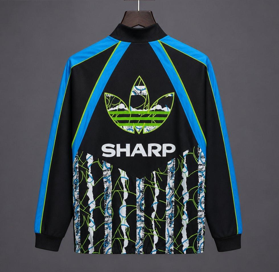 26/27 Manchester United Black Blue Adidas Originals 1990-92 Bringback Track Jacket GOATORG STORE