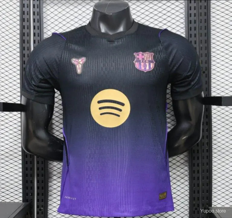 FC Barcelona 2026/27 Kobe Bryant Special Edition Player Version Jersey - Black & Purple