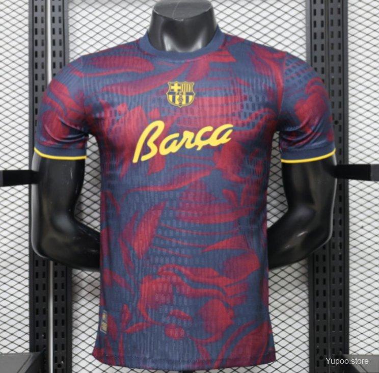Player Version 26/27 FC Barcelona Navy Blue & Red Special Edition Jersey GOATORG STORE