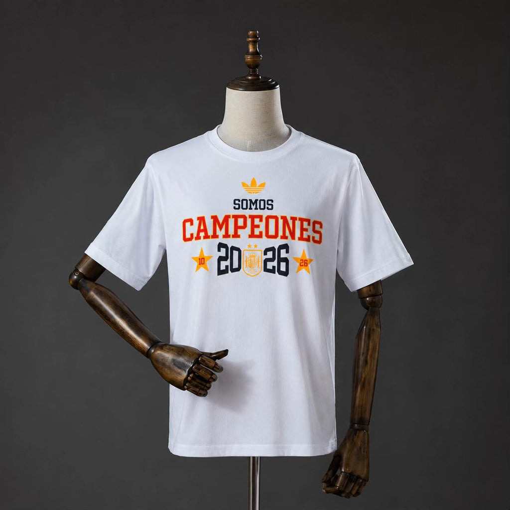 2026 Spain World Cup Champion White T-Shirt GOATORG STORE