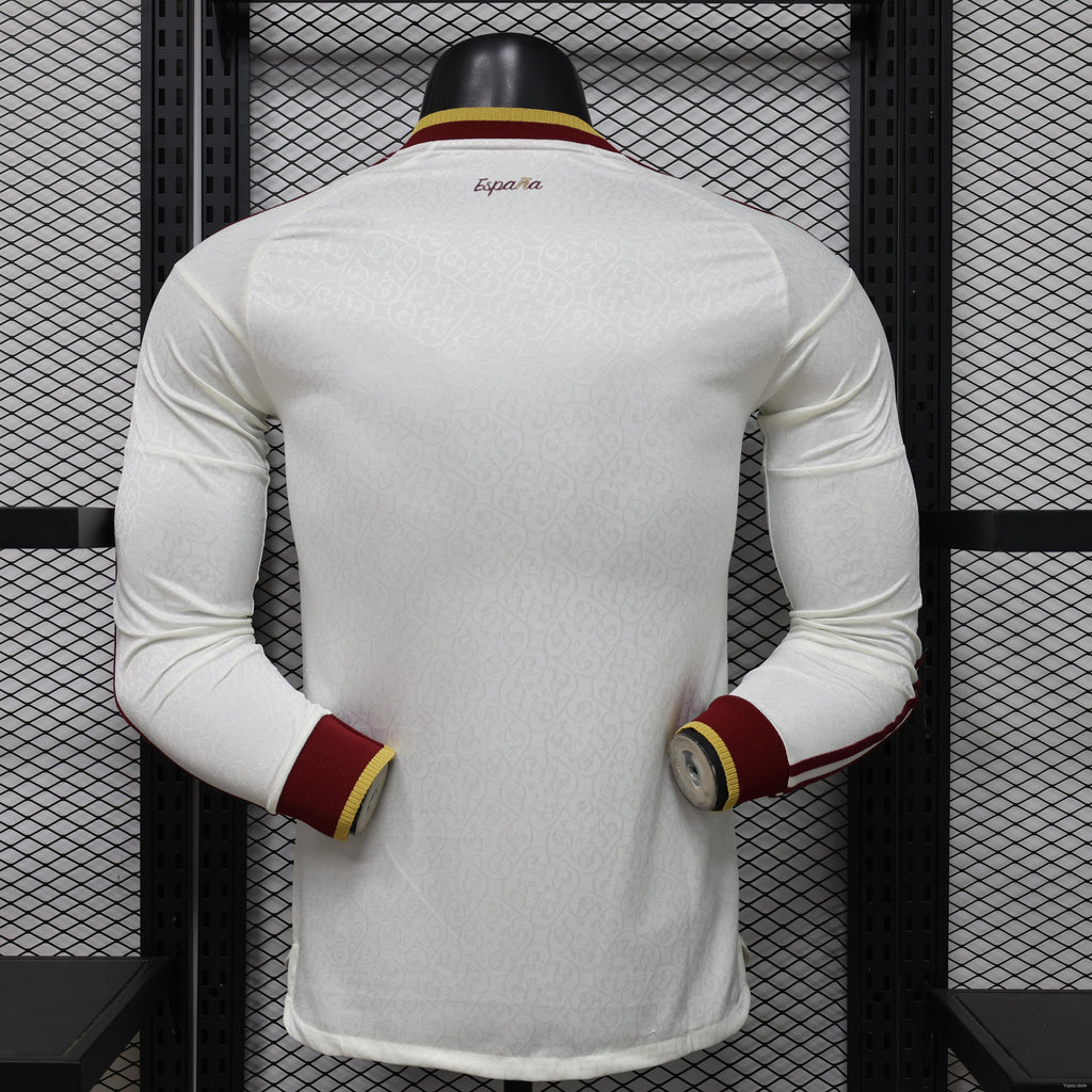 2026 Spain Away Long Sleeve Player Jersey