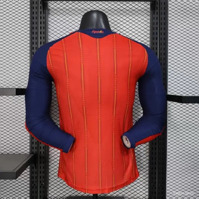 2026 Spain Home Long Sleeve Player Jersey GOATORG STORE